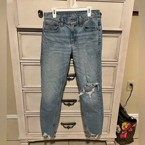 American Eagle Distressed High Rise Jeans